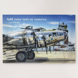 Quebra-cabeça Foto militar de um avião da Fortaleza Voadora B-17