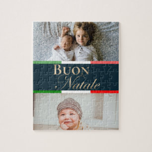 Quebra-cabeça Foto personalizada Buon Natale Natal - Natal itali