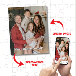 Quebra-cabeça Foto personalizada com oferta exclusiva de texto p