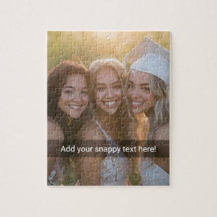 Quebra-cabeça Foto Personalizada com Seu Próprio Meme do Snap Ch