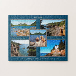 Quebra-cabeça Foto Personalizada da Família Acadia National Par