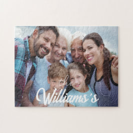 Quebra-cabeça Foto personalizada da família Crie seu próprio