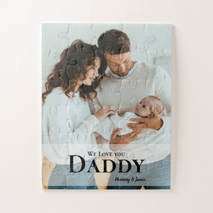 Quebra-cabeça Foto personalizada da família Gift Idea do dia de 