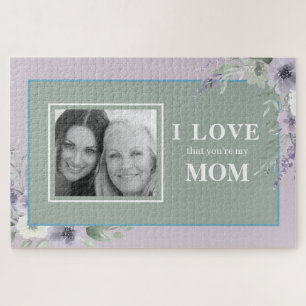 Quebra-cabeça Foto personalizada da filha e da mãe
