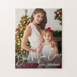 Quebra-cabeça Foto personalizada da melhor mãe de sempre
