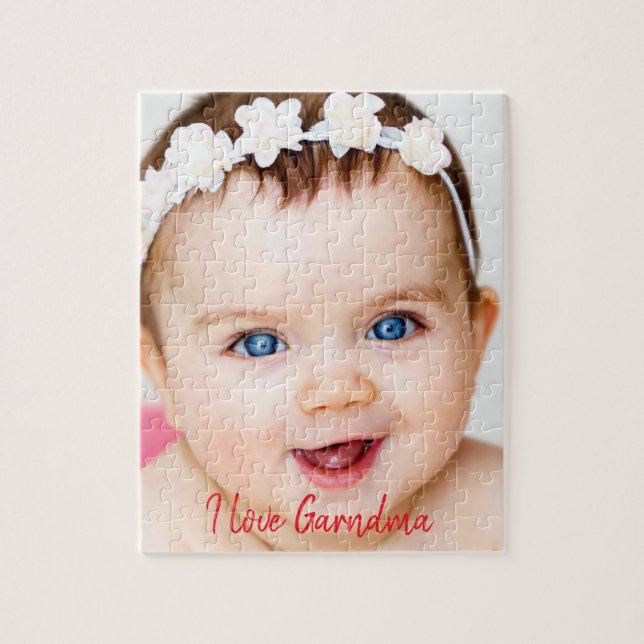 Quebra-cabeça Foto Personalizada de Bebê (Vertical)