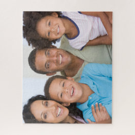 Quebra-cabeça Foto Personalizada de Família Divertida