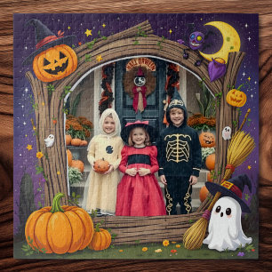 Quebra-cabeça Foto Personalizada de Halloween