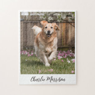 Quebra-cabeça Foto personalizada do cão de Ouro