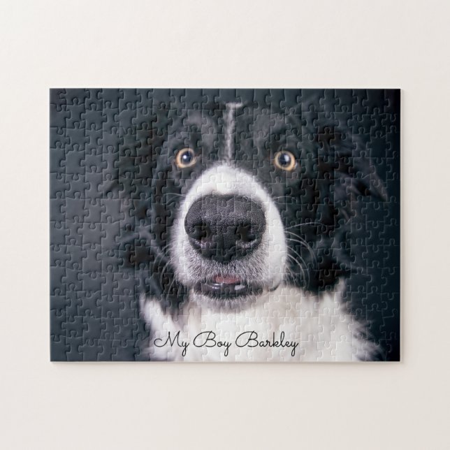 Quebra-cabeça Foto personalizada do meu cão (Horizontal)