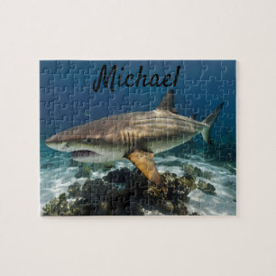 Quebra-cabeça Foto personalizada Peixe-tubarão personalizado