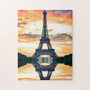Quebra-cabeça Foto Viagem da Eiffel Tower Paris Europa