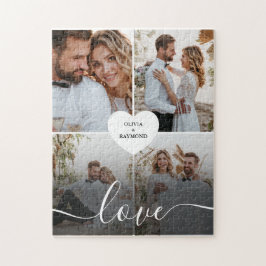 Quebra-cabeça Fotografia da Collagem de Amor design