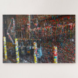 Quebra-cabeça Fotografia da infame parede de goma de Seattle