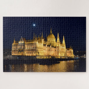 Quebra-cabeça Fotografia do edifício do Parlamento em Budapeste