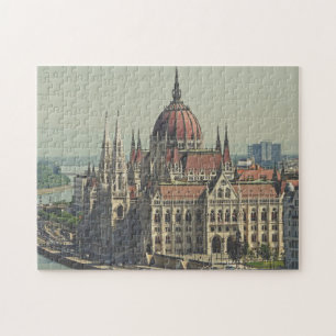 Quebra-cabeça Fotografia do lado sul do Parlamento de Budapeste
