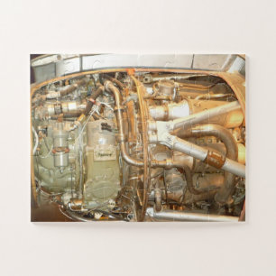 Quebra-cabeça Fotografia do motor turboprope da aeronave