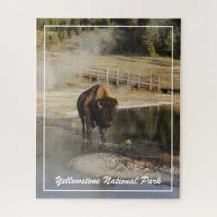 Quebra-cabeça Fotografia dos animais selvagens de Yellowstone do