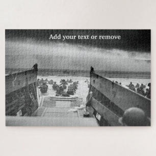 Quebra-cabeça Fotografia dramática de D-Day Normandy Landings,