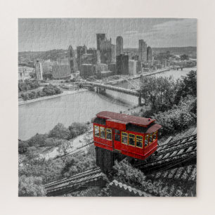 Quebra-cabeça Fotografia Incline do Skyline da Cidade de Aço Pi