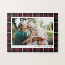 Fotografia moderna da família rustic tartan