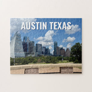 Quebra-cabeça Fotografia Skyline na Cidade de Austin do Texas