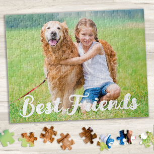 Quebra-cabeça Fotografias Personalizadas Crianças Pet Dog Melhor
