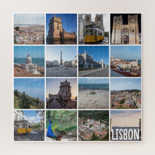 Quebra-cabeça Fotos de Mosaico Lisboa, Portugal (Vertical)