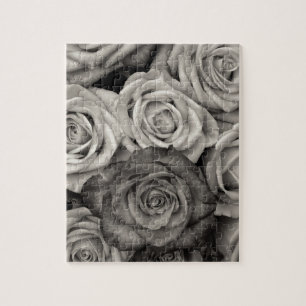 Quebra-cabeça Fotos em Preto e Branco de ROSAS