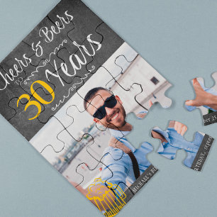 Quebra-cabeça Fotos personalizadas Aniversário de animadores e 