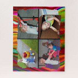 Quebra-cabeça Four Family Photos