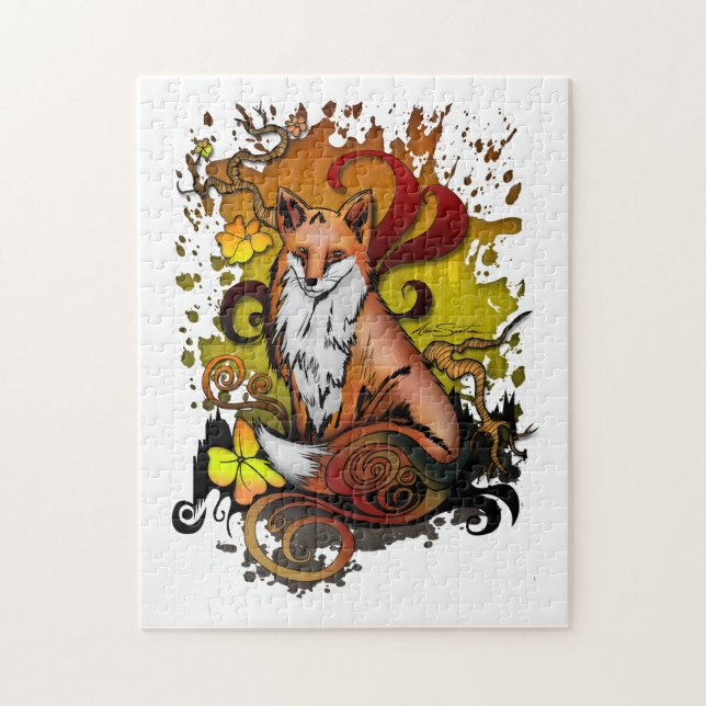 Quebra-cabeça Fox ao ar livre (Vertical)