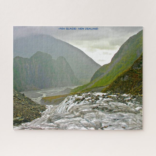 Quebra-cabeça Fox Glacier, Nova Zelândia (Horizontal)