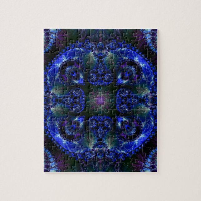 Quebra-cabeça Fractal 532 do caleidoscópio (Vertical)