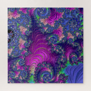Quebra-cabeça Fractal de espiral de trippy