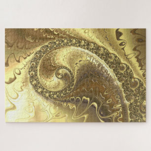 quebra-cabeça fractal do ouro