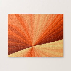Quebra-cabeça Fractal Gráfico de Baunilha Vermelha Abstrato Lara