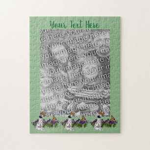 Quebra-cabeça Frame Fotográfico de Borboletas Dalmacianas Modelo