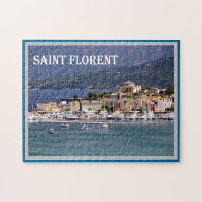 Quebra-cabeça França - Córsega - Santo Florent - (Horizontal)
