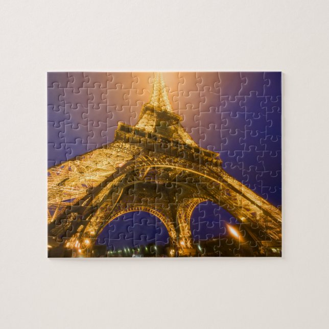 Quebra-cabeça França, Paris. Olhando para cima a partir da base  (Horizontal)