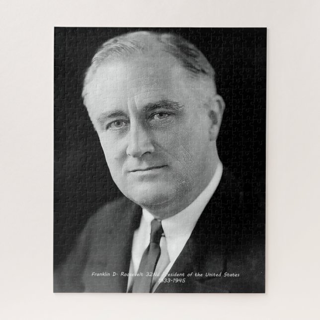 Quebra-cabeça Franklin D. Roosevelt 32º Presidente dos EUA (Vertical)