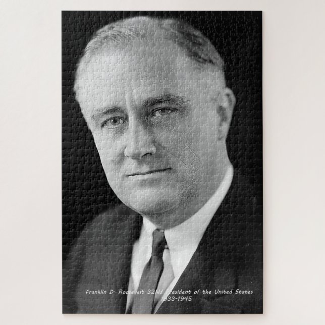 Quebra-cabeça Franklin D. Roosevelt 32º Presidente dos EUA (Vertical)