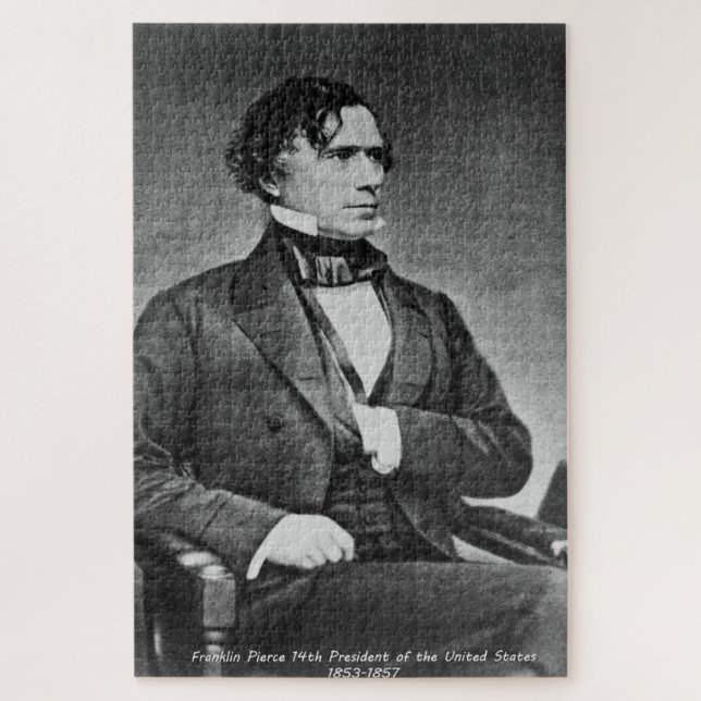 Quebra-cabeça Franklin Pierce 14º Presidente da América. (Vertical)