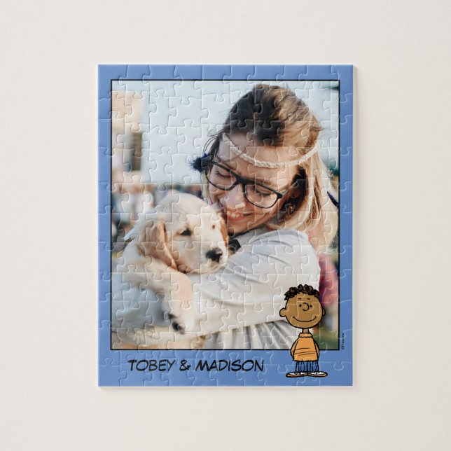 Quebra-cabeça Franklin Smiling | Adicione sua foto (Vertical)