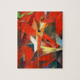Quebra-cabeça Franz Marc as raposas