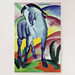 Quebra-cabeça Franz Marc - Cavalo Azul I