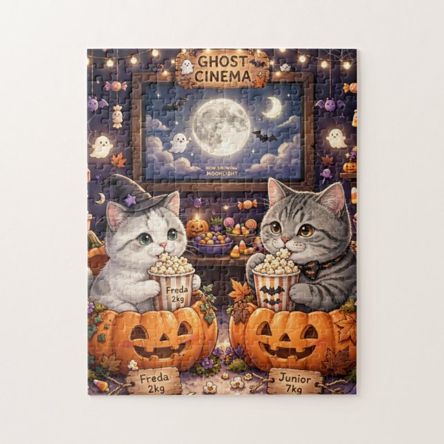 Quebra-cabeça Freda e Junior Ghost Cinema Jigsaw Puzzle | Kawa (Vertical)