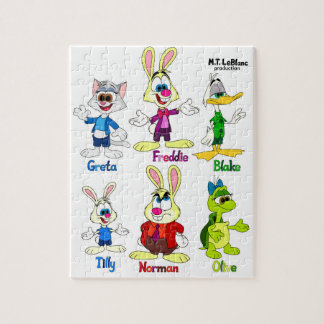 Quebra-cabeça Freddie Bunny & Amigos