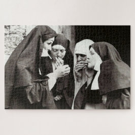 Quebra-cabeça Freiás Fumando Fotografia Vintage   