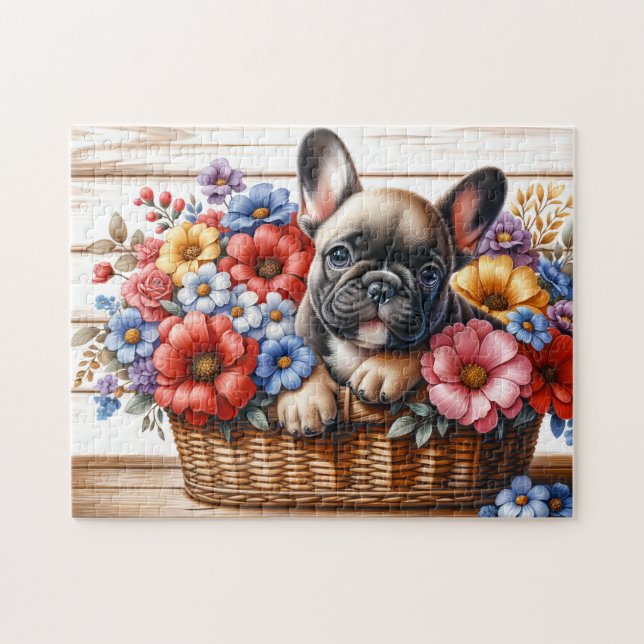 Quebra-cabeça French Bulldog Puppy (Horizontal)
